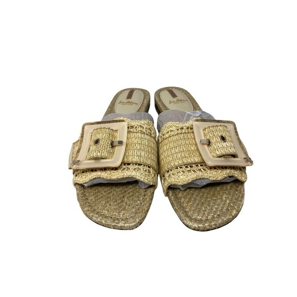 Sam Edelman Flip Flops Women's Size 10 Medium Grass Woven Bambi Natural Rafflia - Picture 7 of 12